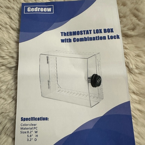 🆕 2 PCS Thermostat Lock Box with Combination Lock - Picture 12 of 14